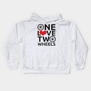 One Love, Two Wheels Kids Hoodie